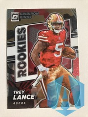 2021 Optic Trey Lance Rookie Gridiron Kings #RGK-3 San Francisco 49ers